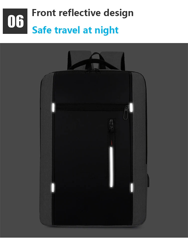 Mochila impermeável para laptop de 15,6"