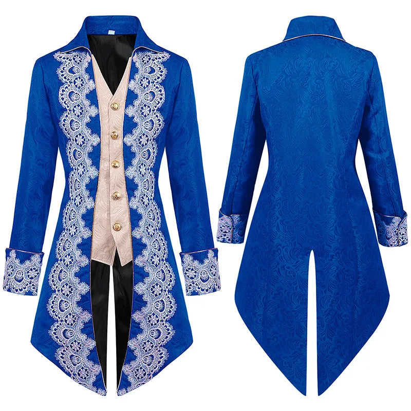 Casaco Vitoriano vintage em veludo masculino