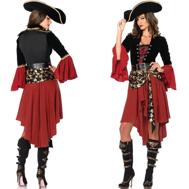 Fantasia Piratas Medieval Feminino