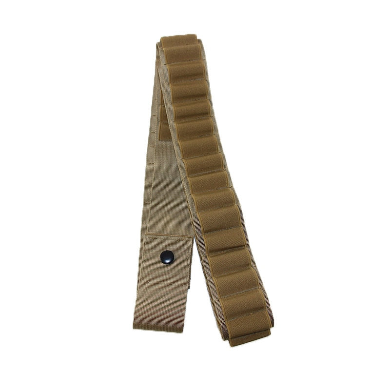 Cartucheira cinto e ombro para 27, 29 e 50 Cartuchos de Espingarda Calibre 12 Armaria