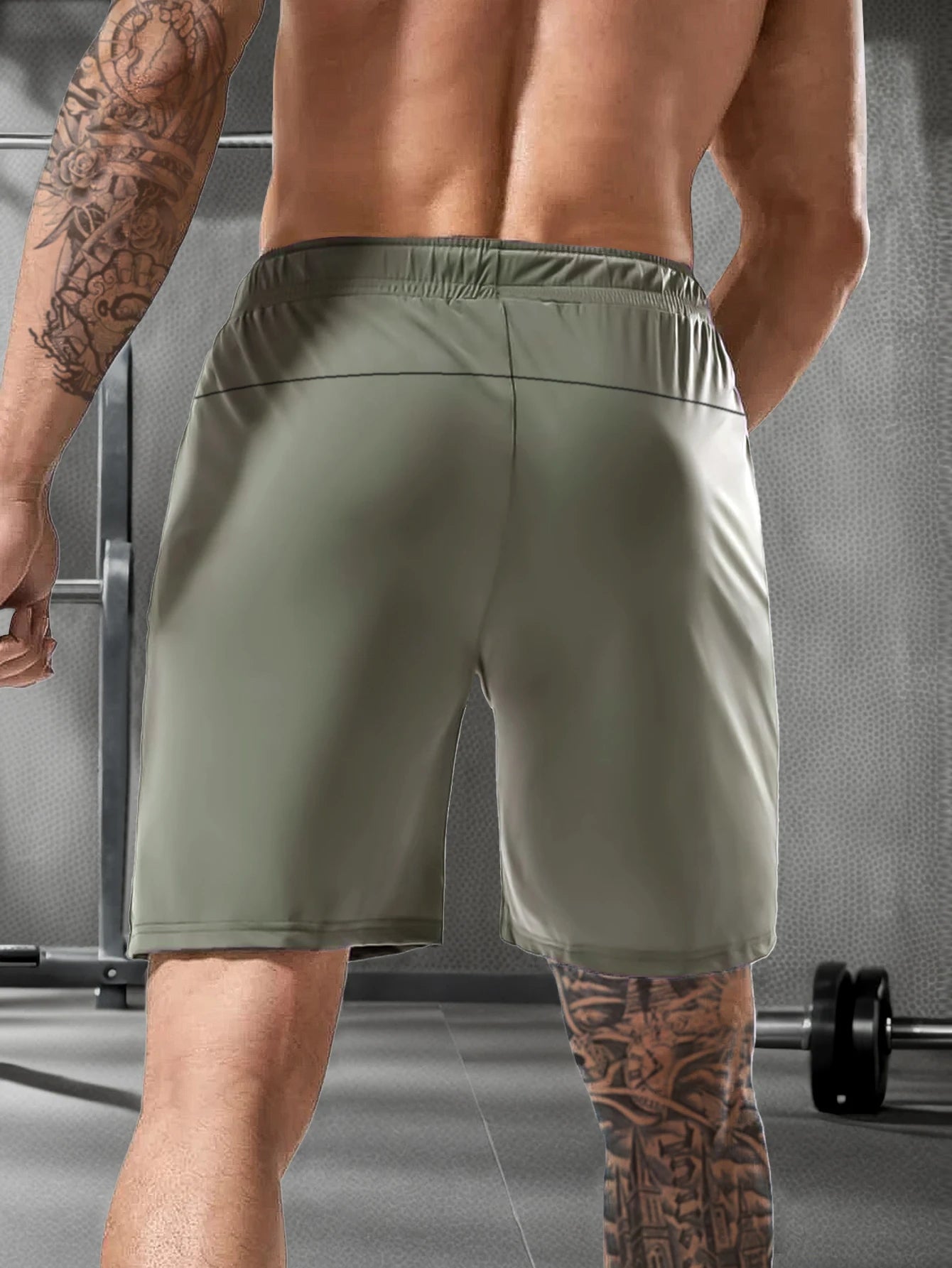 Calçao para esportes masculino 2 em 1