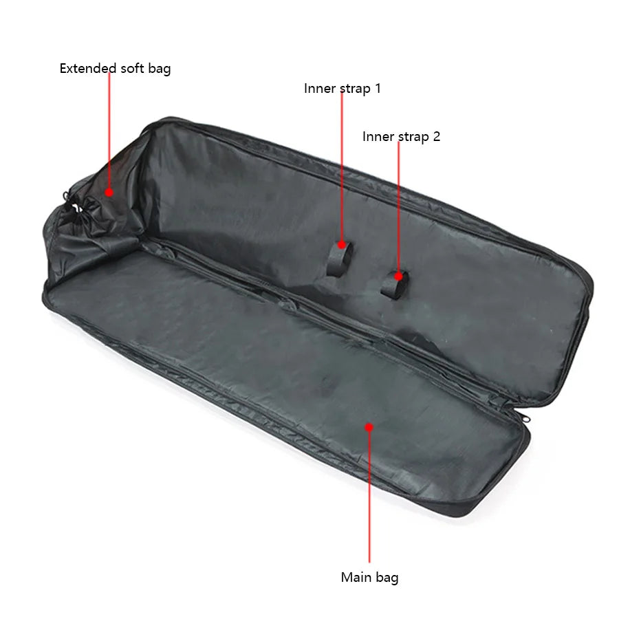 Bolsa tipo case de náilon para equipamentos