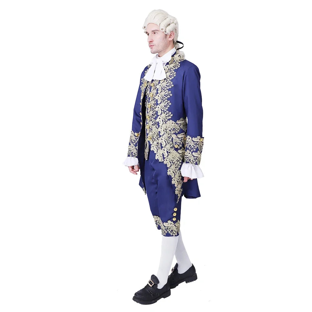 Traje vitoriano do século 18 masculino