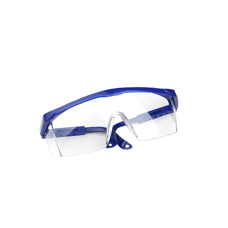 Óculos de proteção ocular antirrespingo para segurança, à prova de vento, poeira e água