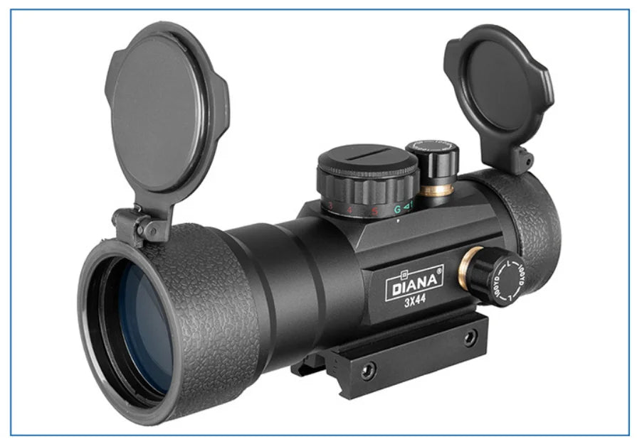 Mira Diana ajustável telescópica e holográfica com red dot