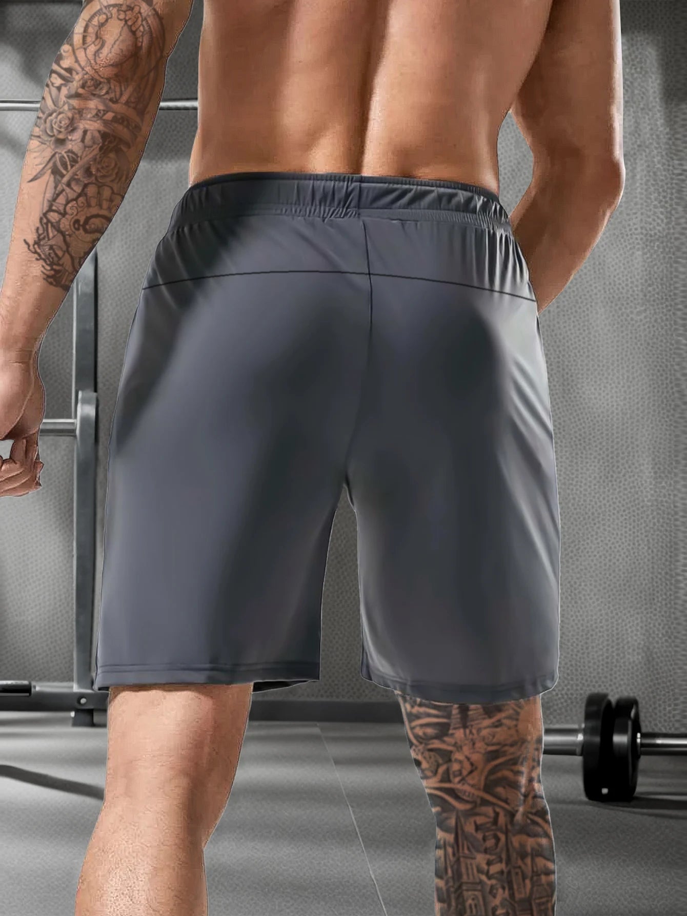 Calçao para esportes masculino 2 em 1