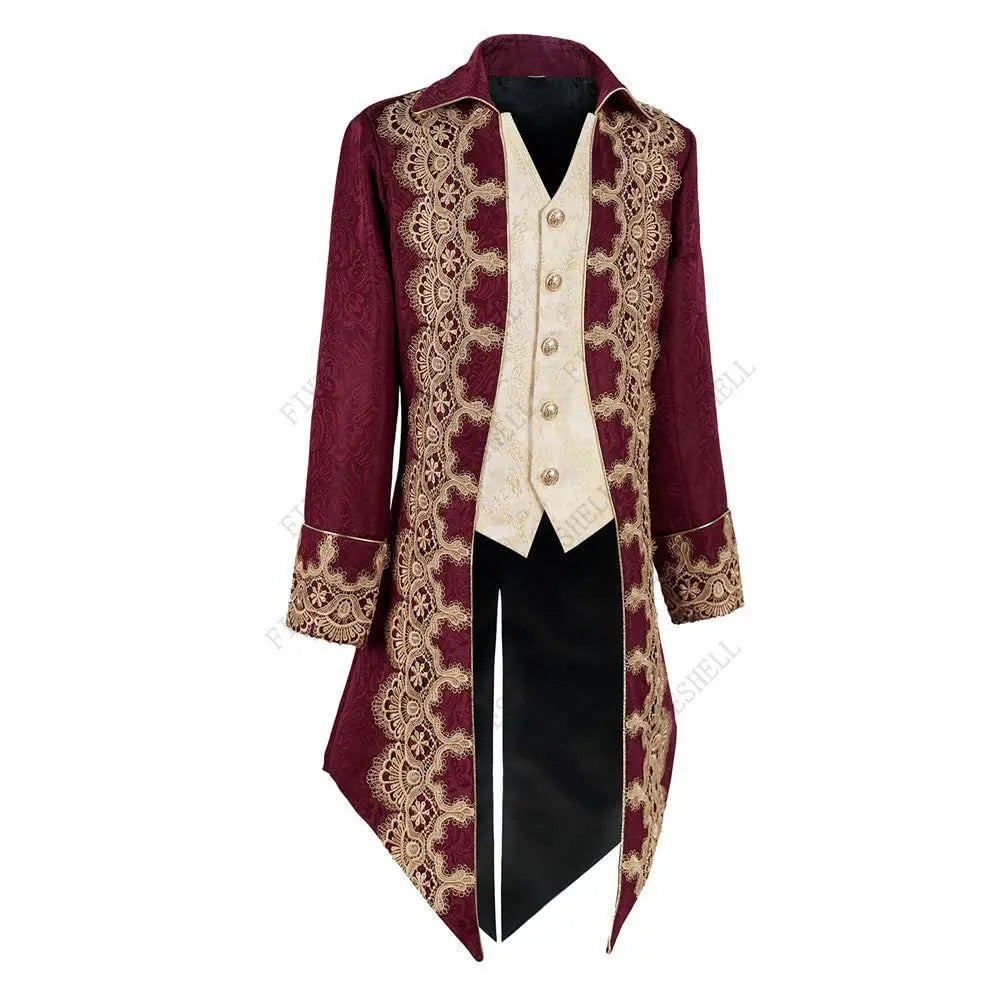 Casaco Vitoriano vintage em veludo masculino