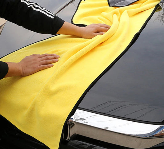 Toalha microfibra dupla face de alta absorção de água