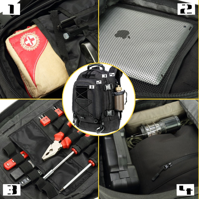 Mochila Extra Grande de 60 litros à Prova d'Água Fujian