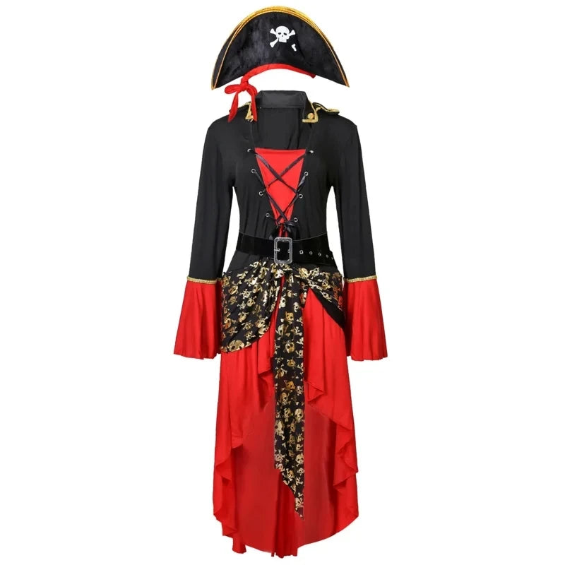 Fantasia Piratas Medieval Feminino
