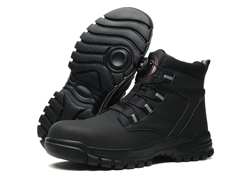 Botas de segurança impermeáveis em aço indestrutível Anti-Smash resistente a cortes