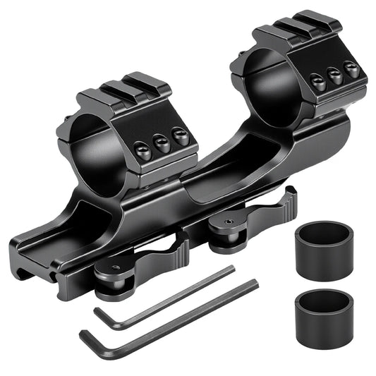 Mount para mira com liberação rápida de 25,4 mm / 30 mm com trilho Picatinny