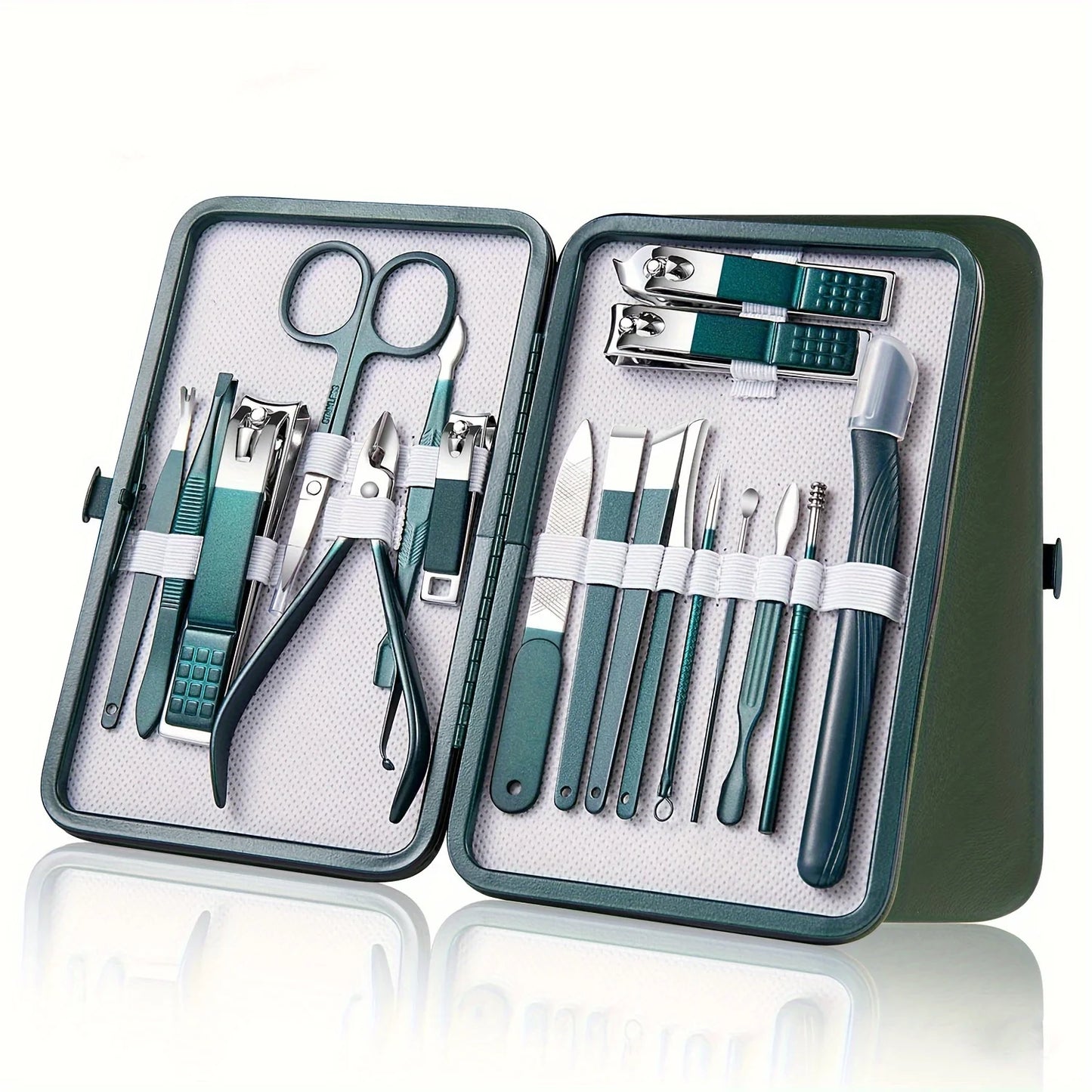 Kit profissional para unhas em aço inoxidável