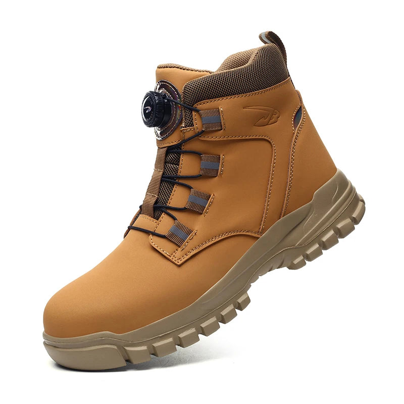 Botas de segurança impermeáveis em aço indestrutível Anti-Smash resistente a cortes