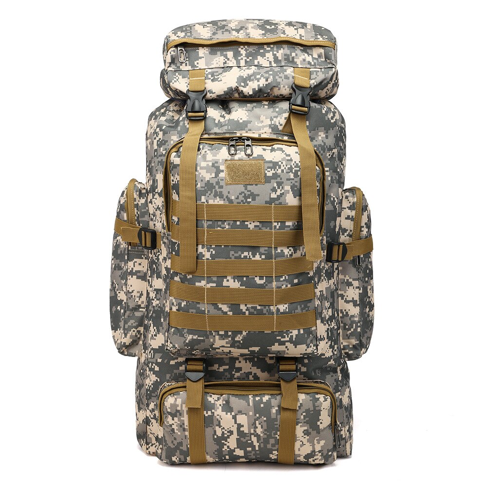 Mochila Camuflada de Grande Capacidade à Prova d'Água com Sistema Molle Rilibegan