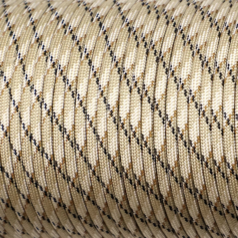 Paracord  cabo de paraquedas militar de 7 fios com 4mm e resistência de 550 libras
