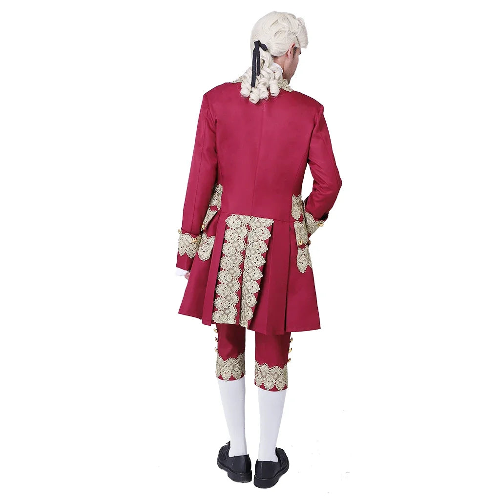Traje vitoriano do século 18 masculino