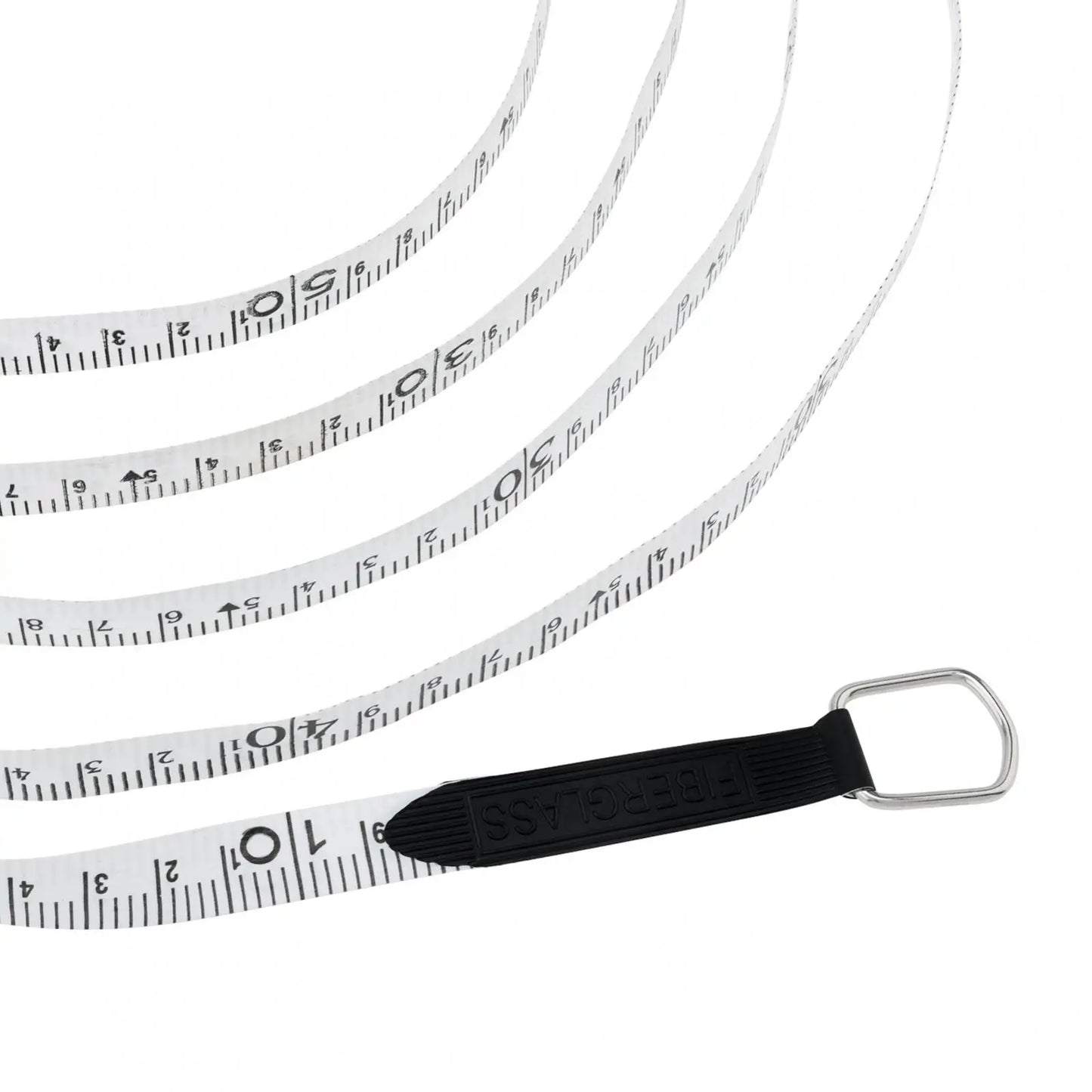 Trena fita métrica circular de fibra de vidro