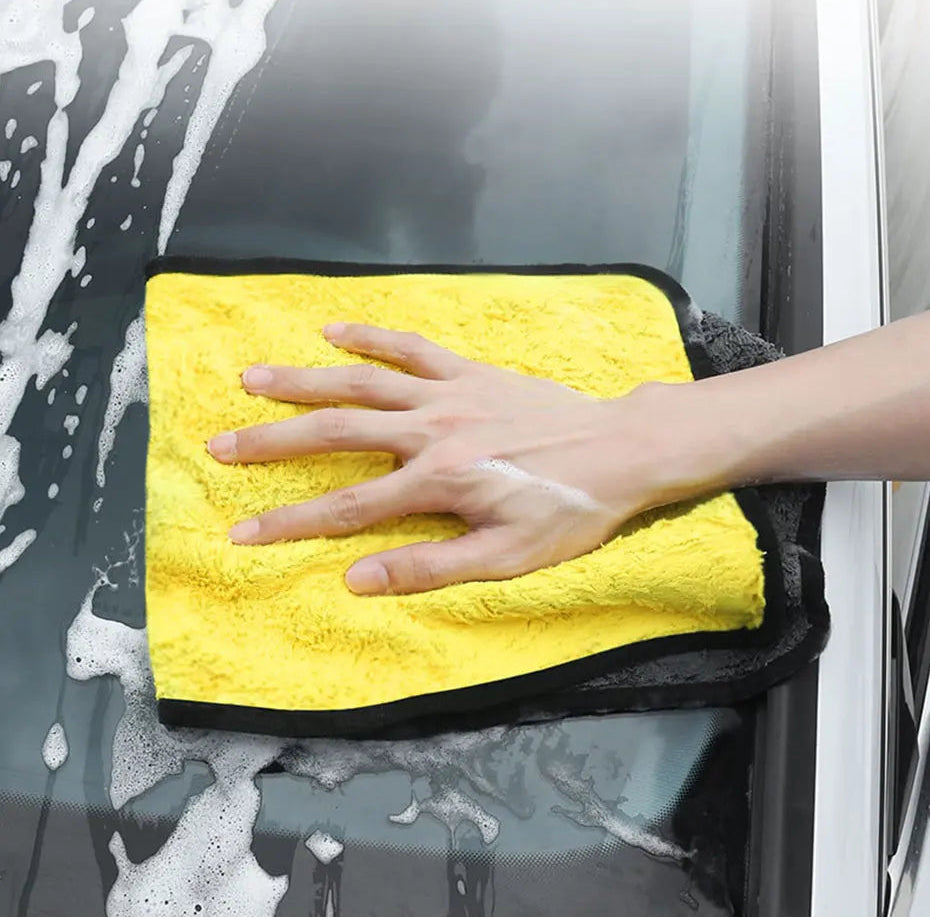 Toalha microfibra dupla face de alta absorção de água