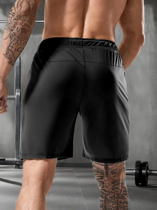 Calçao para esportes masculino 2 em 1