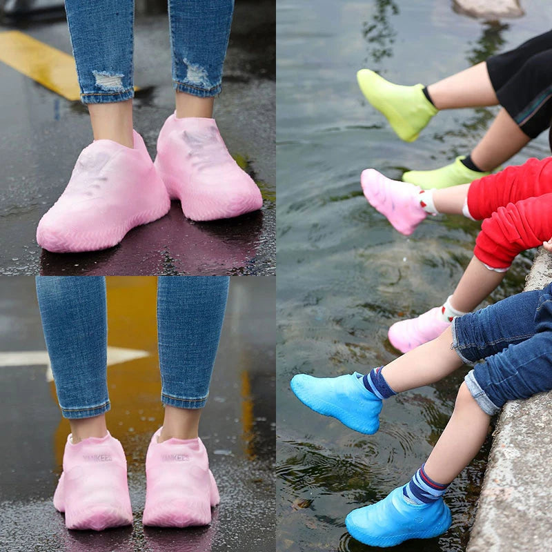 Capas de Chuva Reutilizáveis de Silicone e À Prova D'Água para Sapatos