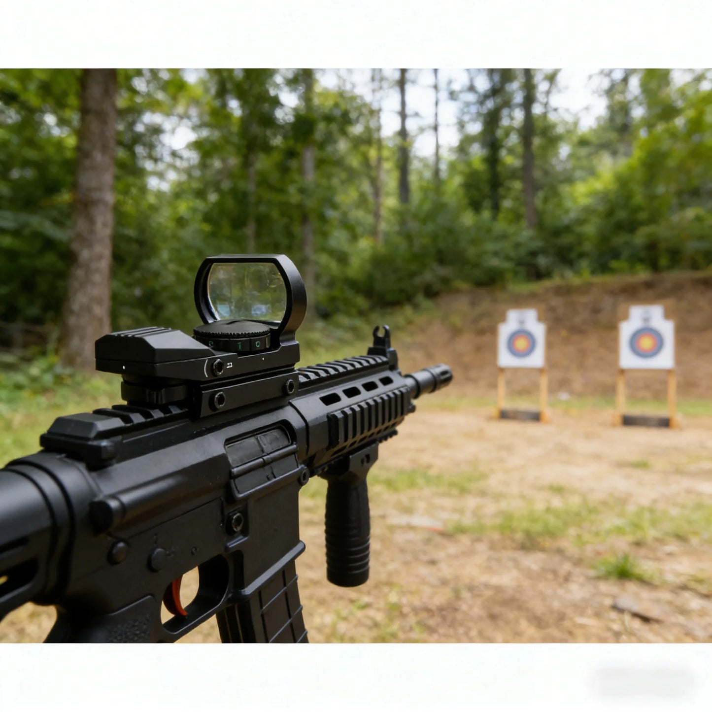 Mira Tática Red & Green Dot antireflexo – Alta Precisão e Visada Rápida para trilho 20mm