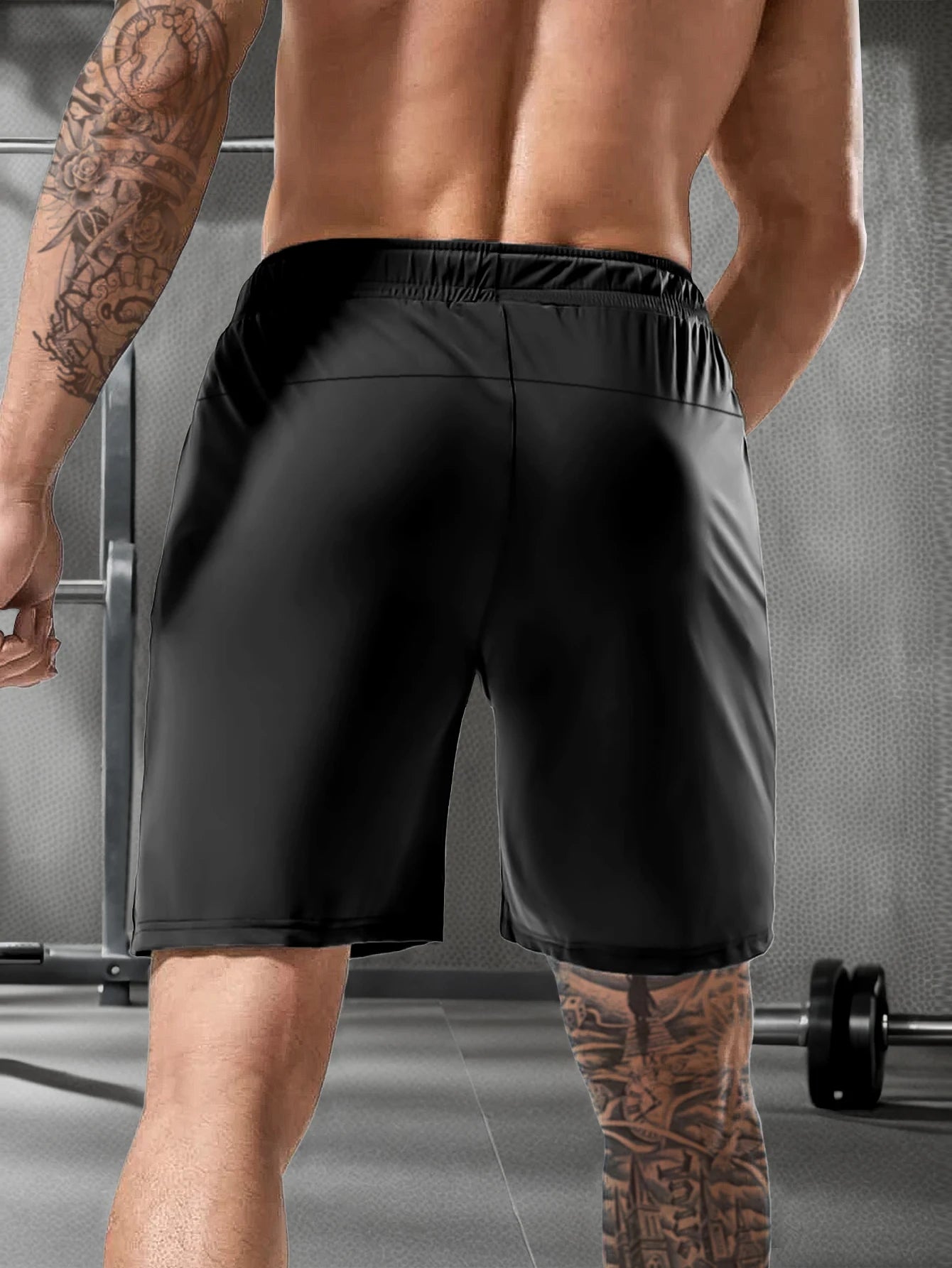 Calçao para esportes masculino 2 em 1