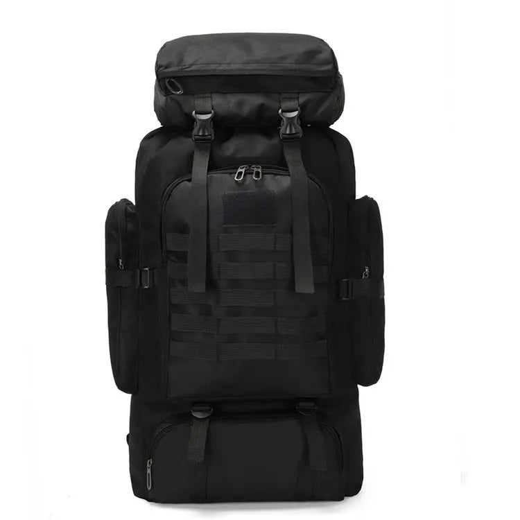 Mochila Oxford de Grande Capacidade 80L Camuflada para Camping Viagens e Montanhismo