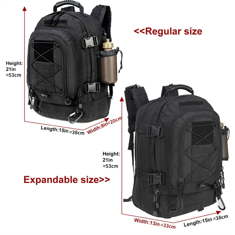 Mochila Extra Grande de 60 litros à Prova d'Água Fujian