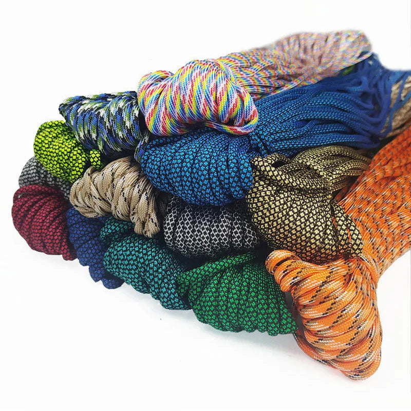 Paracord  cabo de paraquedas militar de 7 fios com 4mm e resistência de 550 libras
