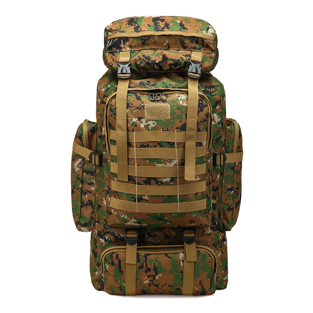 Mochila Camuflada de Grande Capacidade à Prova d'Água com Sistema Molle Rilibegan