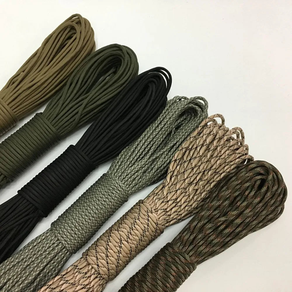 Paracord  cabo de paraquedas militar de 7 fios com 4mm e resistência de 550 libras