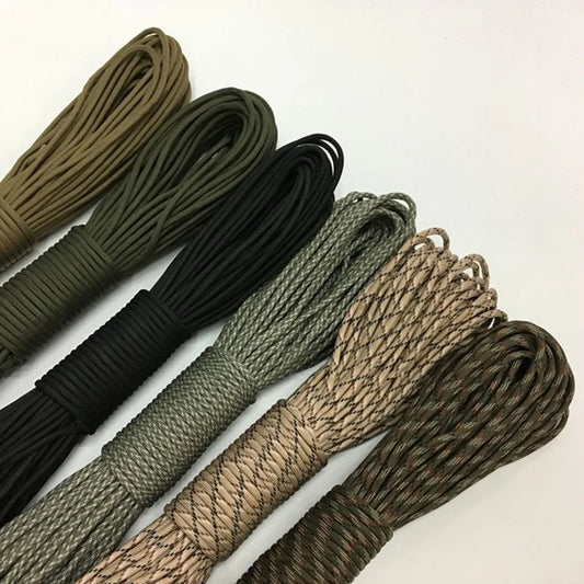 Paracord  cabo de paraquedas militar de 7 fios com 4mm e resistência de 550 libras
