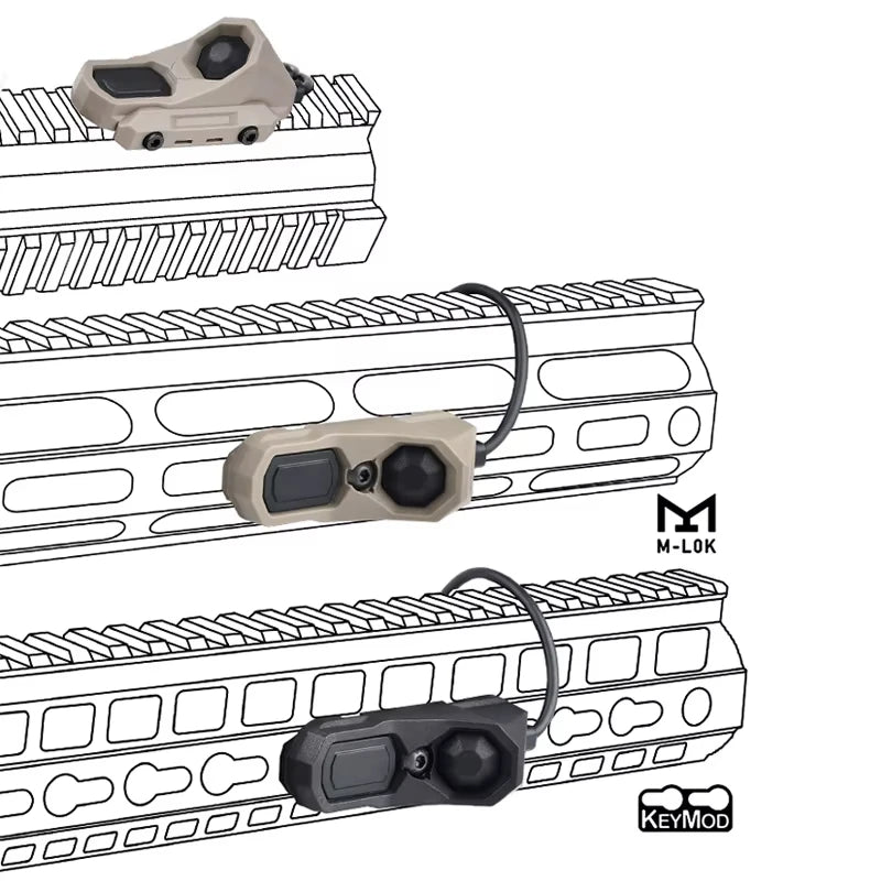 Lanterna tática Surefire SF M600 com interruptor AXON trilho Picatinny 20mm