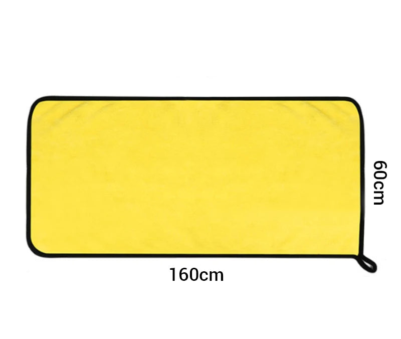 Toalha microfibra dupla face de alta absorção de água