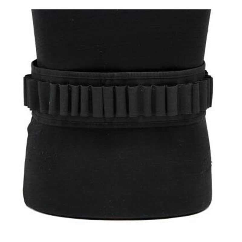 Cartucheira cinto e ombro para 27, 29 e 50 Cartuchos de Espingarda Calibre 12 Armaria