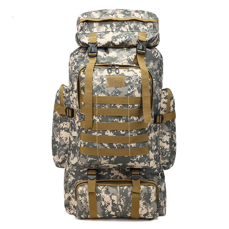 Mochila Camuflada de Grande Capacidade à Prova d'Água com Sistema Molle Rilibegan